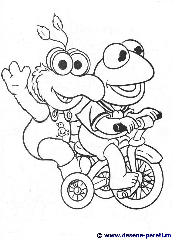 Muppets Babies desene de colorat